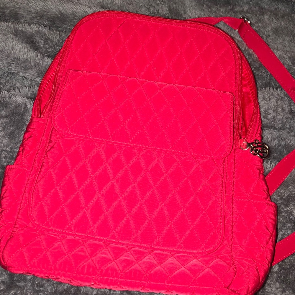 Vera Bradley bag red mini backpack